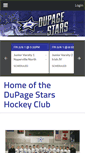 Mobile Screenshot of dupagestarshockey.com